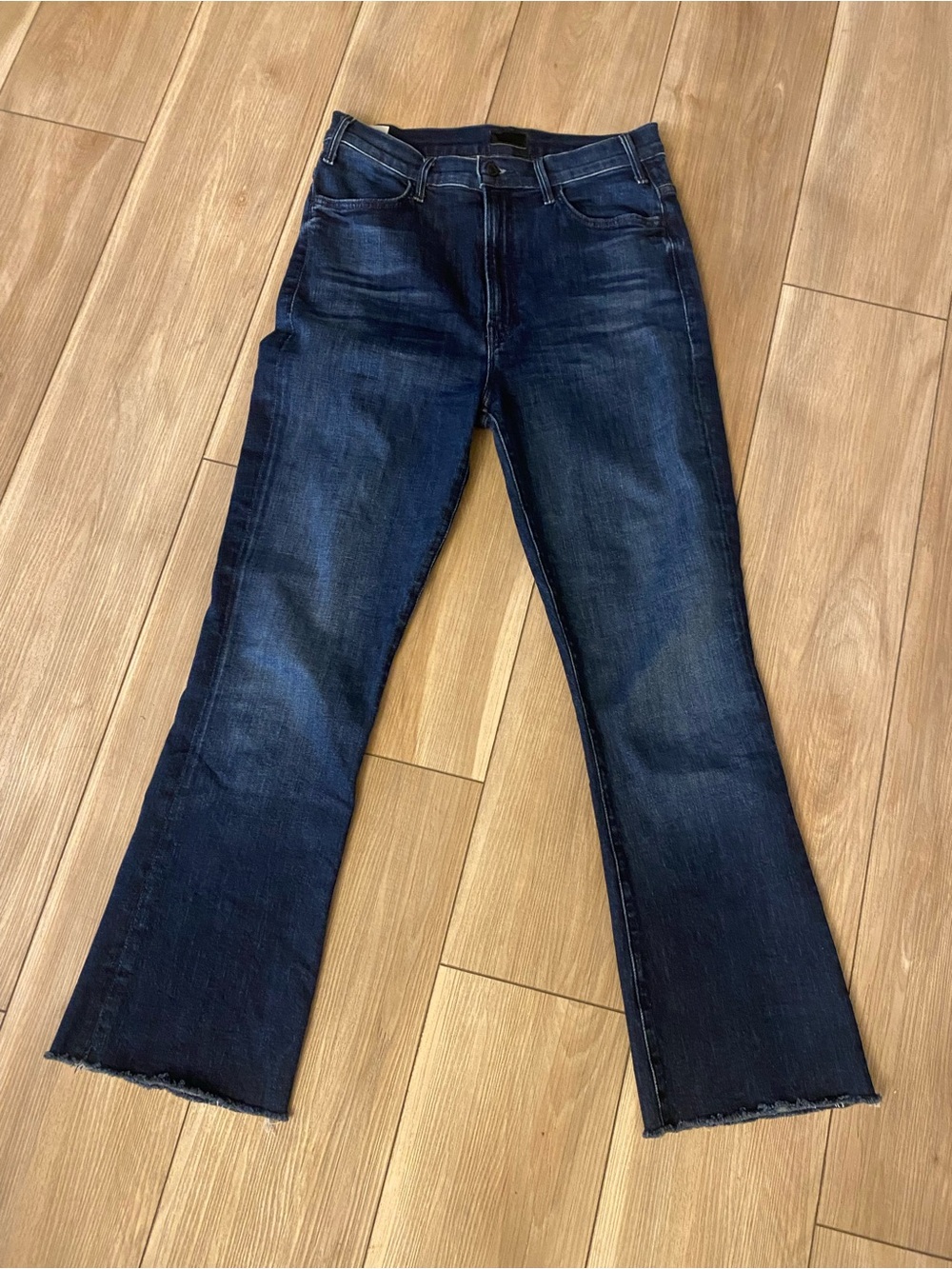 MOTHER Dark Indigo Flare Jeans